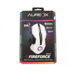 AUREOX MOUSE GAMER LASERSIGHT WHITE EDITION