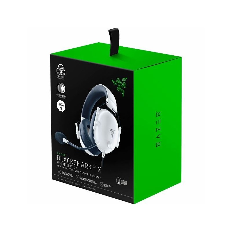 Auricular Razer BlackShark V2 X 7.1 White