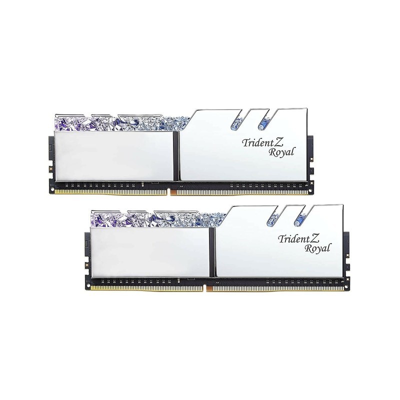 Memoria GSKILL 16GB DDR4 3600MHz Trident Z Royal Silver RGB (2x8GB)