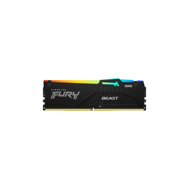 Memoria Kingston 16GB DDR5 5600MHz Fury Beast Black RGB