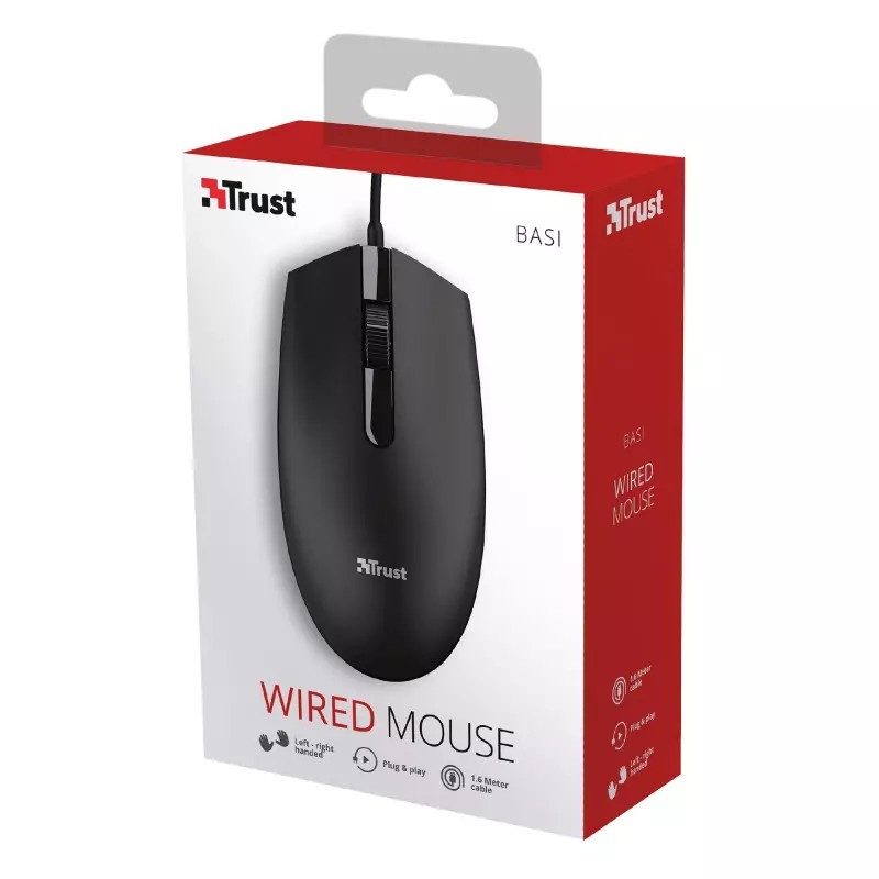 Mouse Trust Basi Wired