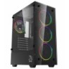 Gabinete Raptor Sentinel TG Mid-Tower RGB Fan x4 w/button control