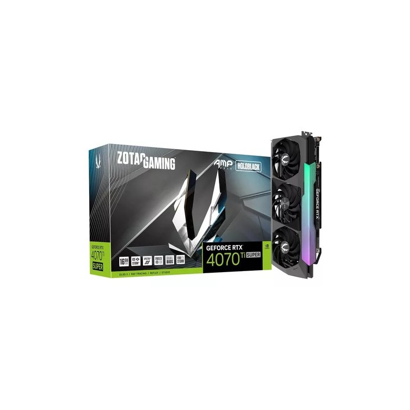 Placa de Video Zotac RTX 4070 Ti Super AMP Holo 16GB