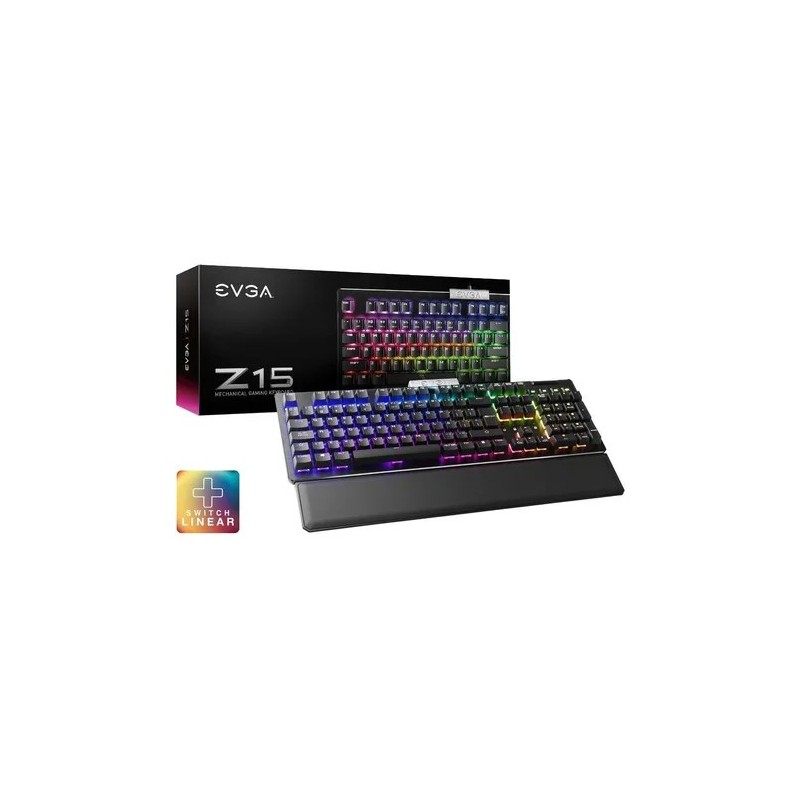 Teclado Mecanico Evga Z15 Switch Linear Rgb Español