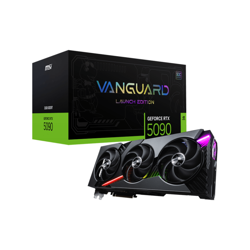 Placa de Video MSI RTX 5090 Vanguard SOC Launch 32GB