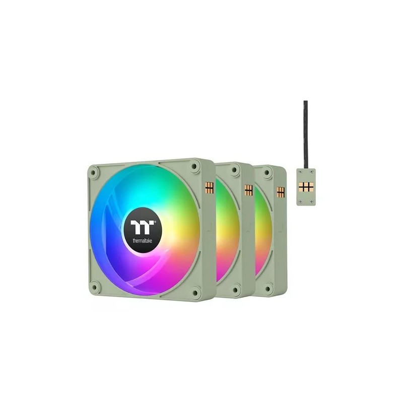 FAN Cooler Thermaltake CT120 EX aRGB Matcha Green (Pack de 3)