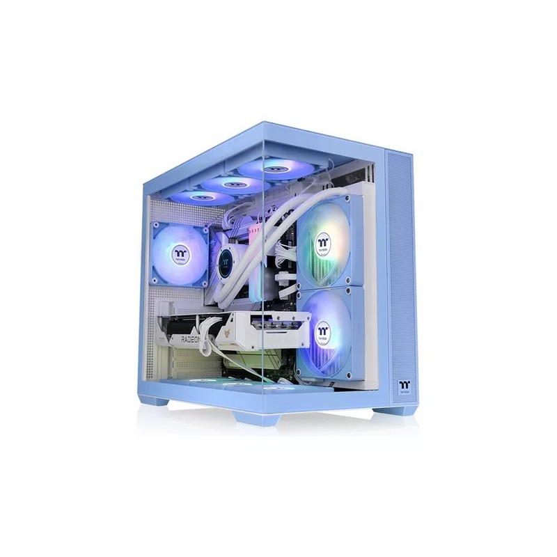 Gabinete Thermaltake View 380 Hydrangea Blue ARGB Fan x4
