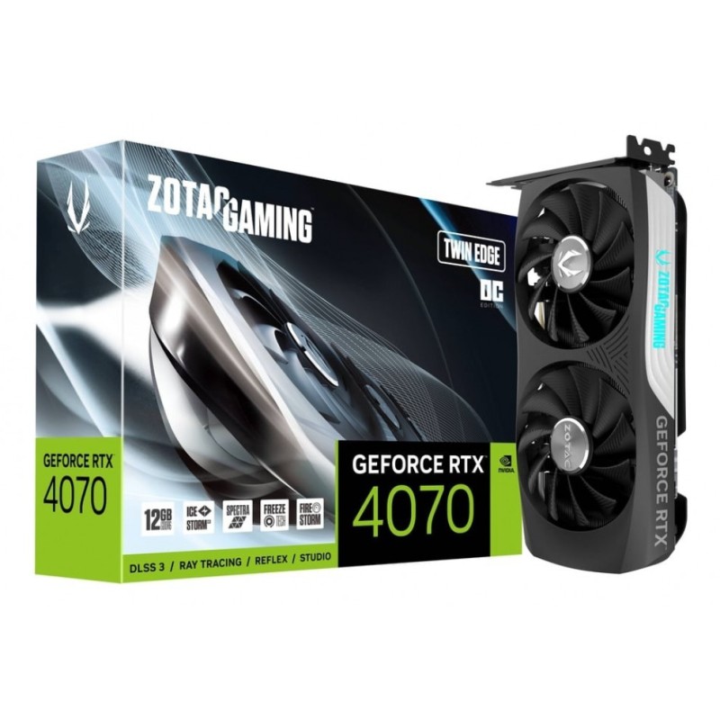 Placa de Video Zotac RTX 4070 Twin Edge OC 12GB