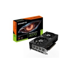 Placa de Video Gigabyte RTX 4070 WindForce 2X OC 12GB