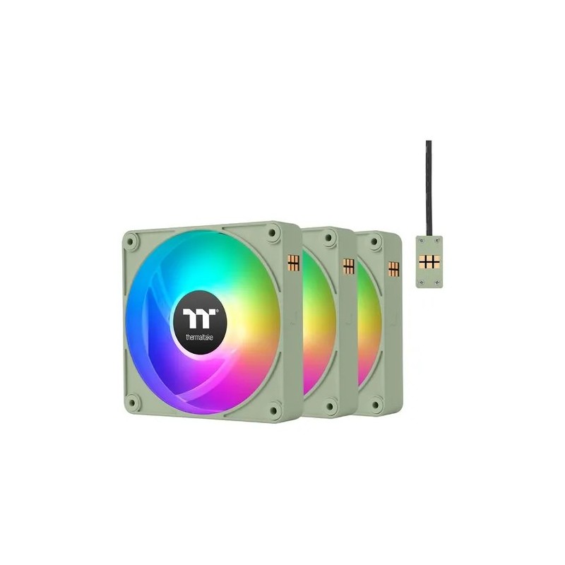 FAN Cooler Thermaltake CT140 EX aRGB Match Green (Pack de 3)