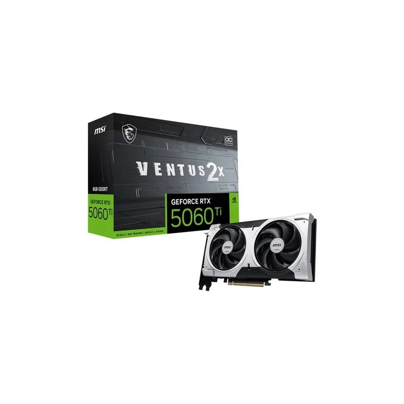 Placa de Video MSI RTX 5060 Ti Ventus 2X OC Plus 8GB