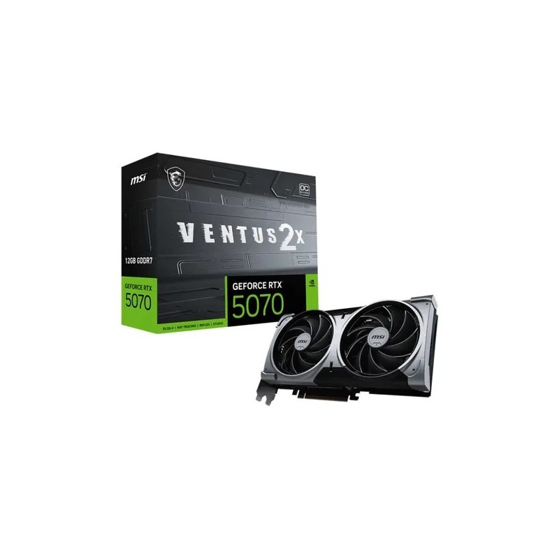 Placa de Video MSI RTX 5070 Ventus 2X OC 12GB