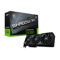 Placa de Video MSI RTX 5080 Shadow 3X OC 16GB