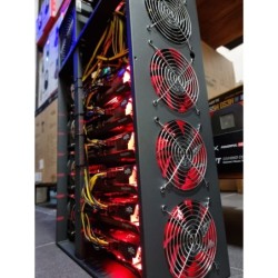 Rig Minero con 6 RX 6700XT 12GB