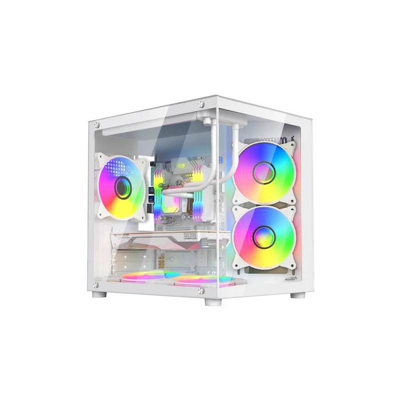 Gabinete Sentey A8 Blanco ARGB Fan x5