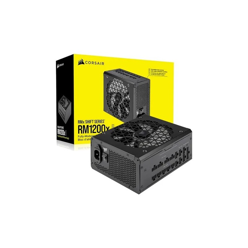 Fuente Corsair 1200W RM1200x Shift Black 80+ Gold Full Modular