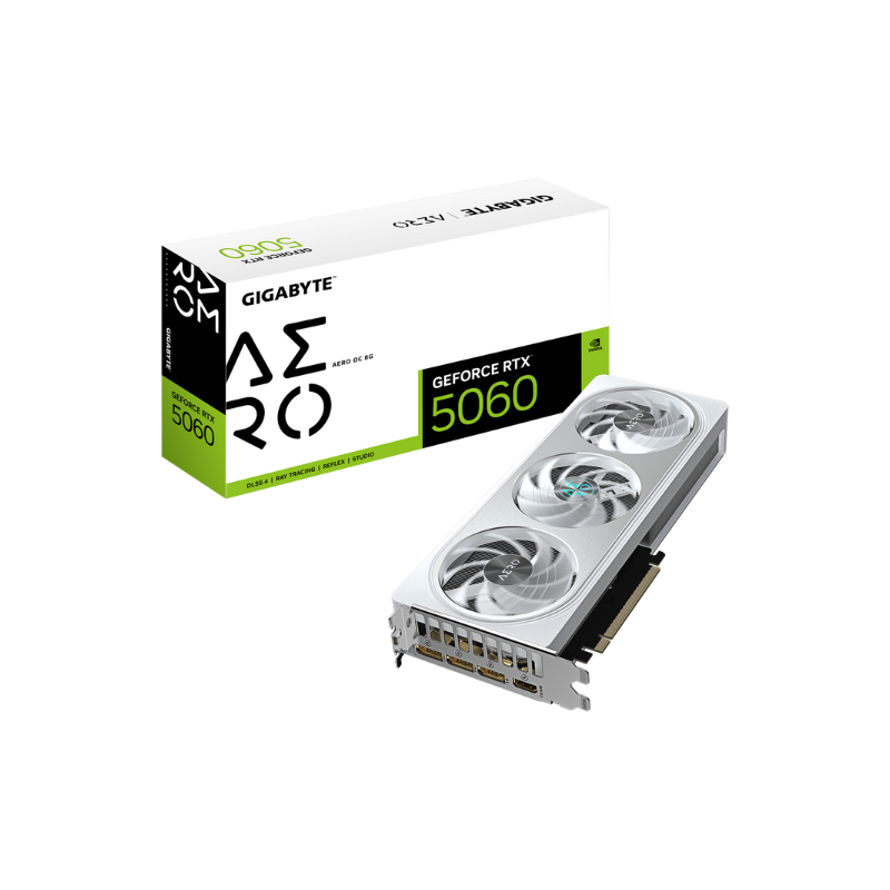 Placa de Video Gigabyte RTX 5060 Aero OC 8GB