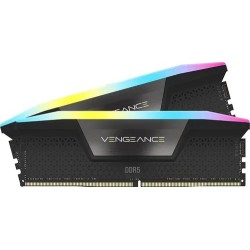 Memoria Corsair 64GB DDR5 6000MHz Vengeance RGB Black CL30 (2x32GB)