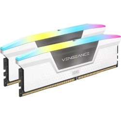 Memoria Corsair 32GB DDR5 5200MHz Vengeance RGB White CL40 (2x16GB)