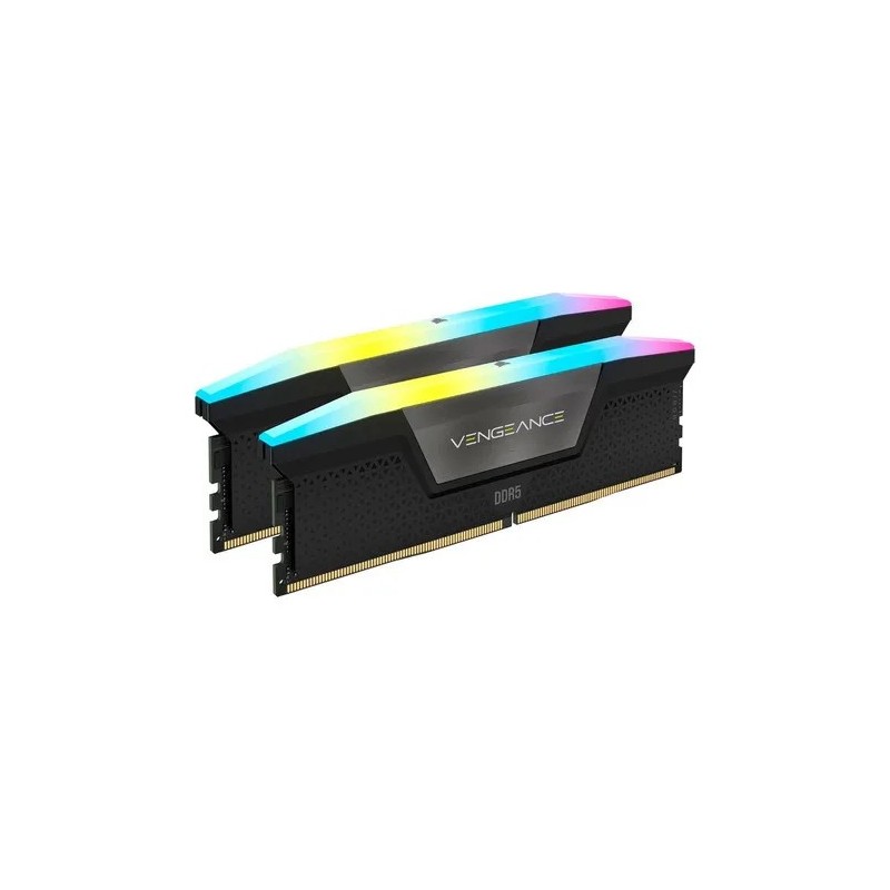 Memoria Corsair 32GB DDR5 5200MHz Vengeance RGB Black CL40 (2x16GB)