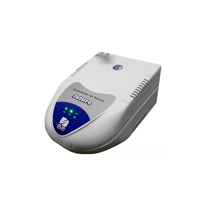 Estabilizador de tensión SurElectric Future ER 1000 1000VA entrada y salida de 220V blanco