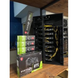 Rig minero x8 Rtx 3060 ti LHR