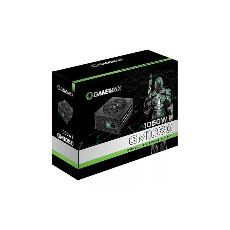 FUENTE 1050W GAMEMAX 85 PLUS SILVER GM-1050