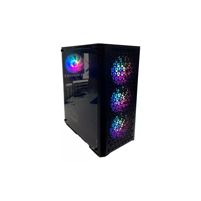 Gabinete Merx CK-200 Cobra King Black ARGB Fan x4