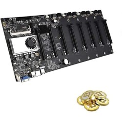Motherboard BTC T37 PCI X6 Con procesador integrado y memoria ram 4GB