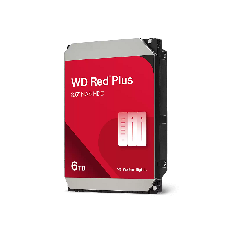 Disco HDD WD 6TB Red Plus SATA