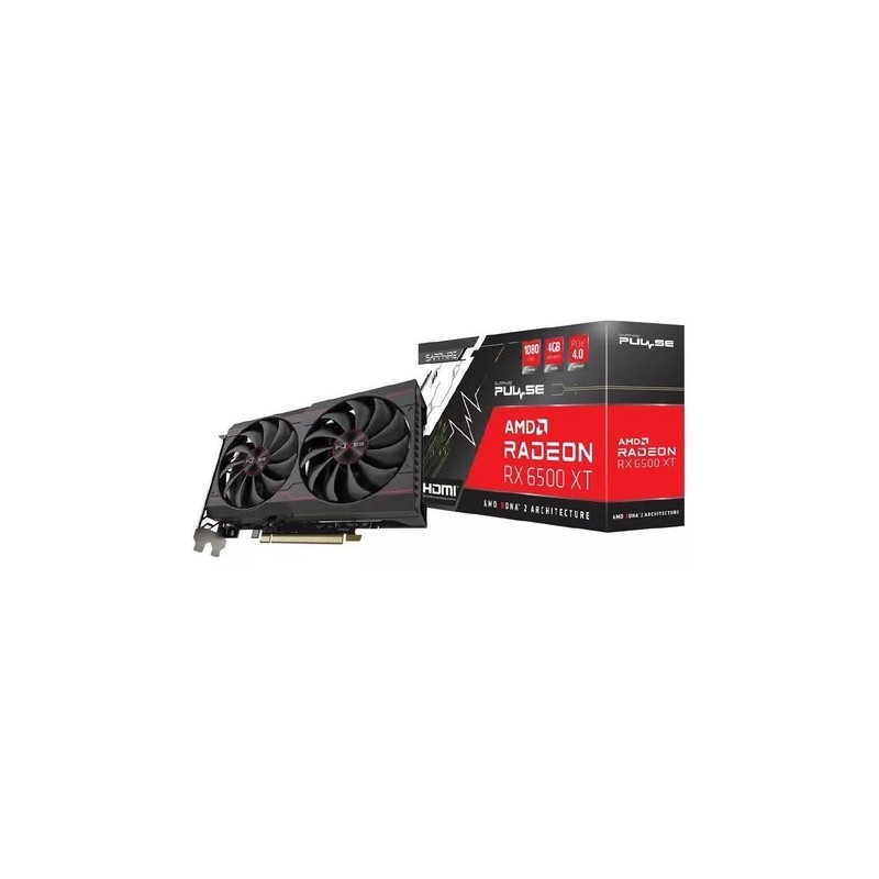 Placa de Video Sapphire RX 6500 XT PULSE GAMING OC 4GB LITE