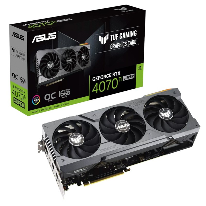Placa de Video ASUS RTX 4070 Ti Super TUF Gaming OC 16GB