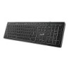 TECLADO GENIUS SLIMSTAR 820 RETROILUMINADO BLACK USB